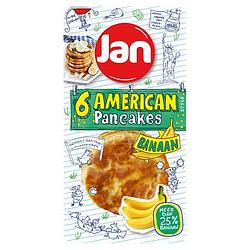 Foto van Pannenkoeken, poffertjes of pancakes 2 verpakkingen a 100810 gram m.u.v. jan poffertjes 12 stuks | jan american pancakes banaan 6 stuks 300g aanbieding bij jumbo