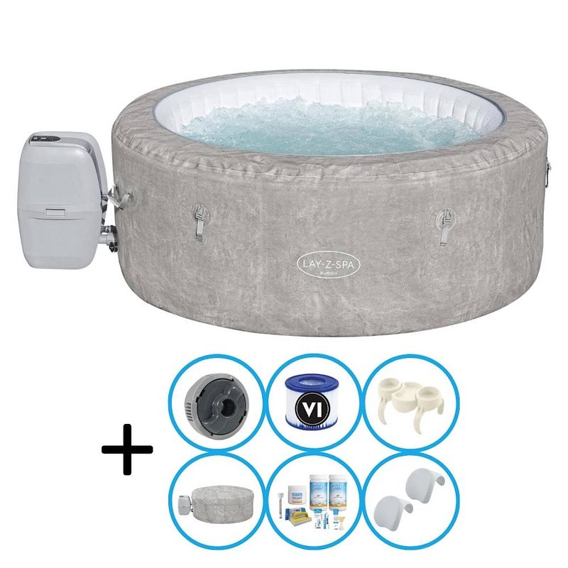 Foto van Bestway - jacuzzi - lay-z-spa - zurich - inclusief accessoires