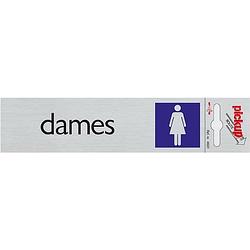 Foto van Pickup - route alulook 165 x 44 mm sticker dames horizontaal