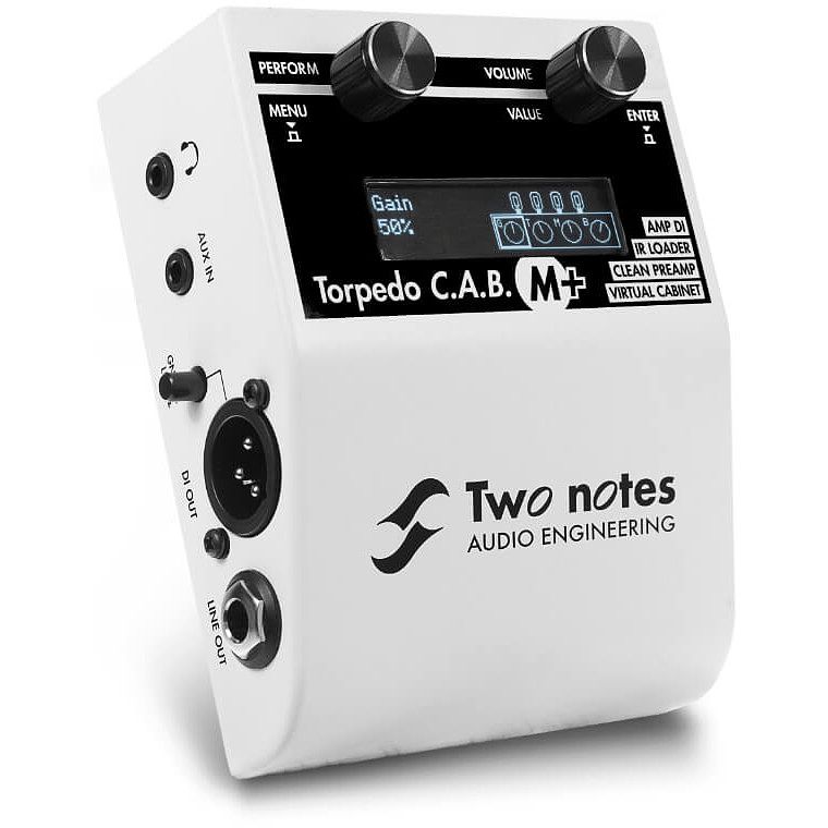 Foto van Two notes torpedo c.a.b. m+ virtual cabinet simulation pedal