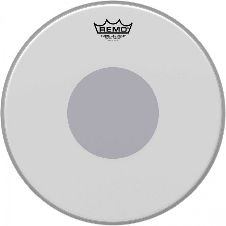 Foto van Remo be-0114-10 emperor coated 14 inch black dot