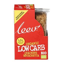 Foto van Leev bio organic low carb qrackers bruschetta 3 x 2 stuks bij jumbo