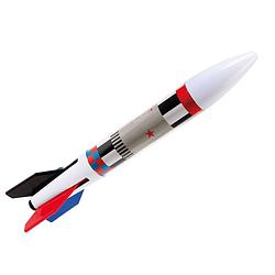 Foto van I-total 4-kleurenpen rocket 14 cm wit/rood/zwart