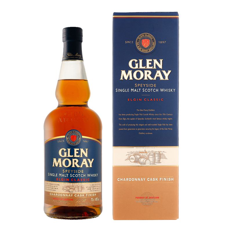 Foto van Glen moray chardonnay cask finish 70cl whisky