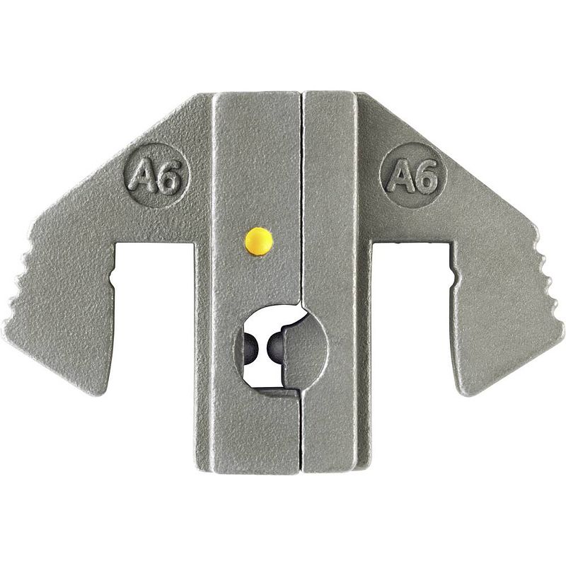 Foto van Toolcraft ple-0a6 krimp-onderdelen geïsoleerde platte stekkerhulzen krimpbereik: 4.0 tot 6.0 mm² geschikt voor merk: toolcraft pz-500