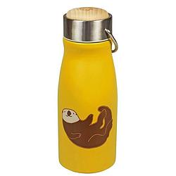 Foto van The zoo drinkbeker sea otter 300 ml rvs geel/zilver