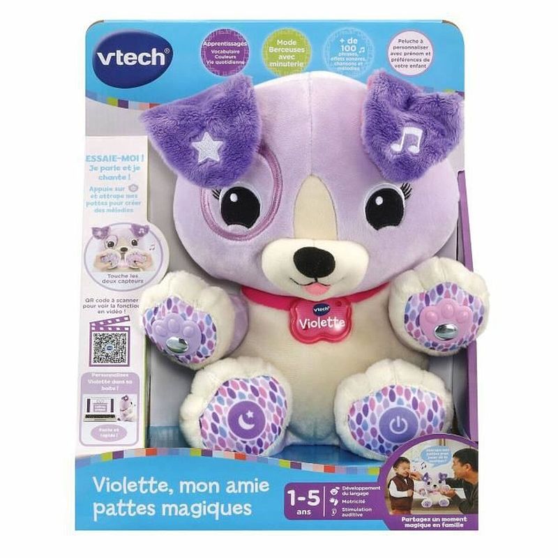 Foto van Knuffel vtech violet, my magic paws friend