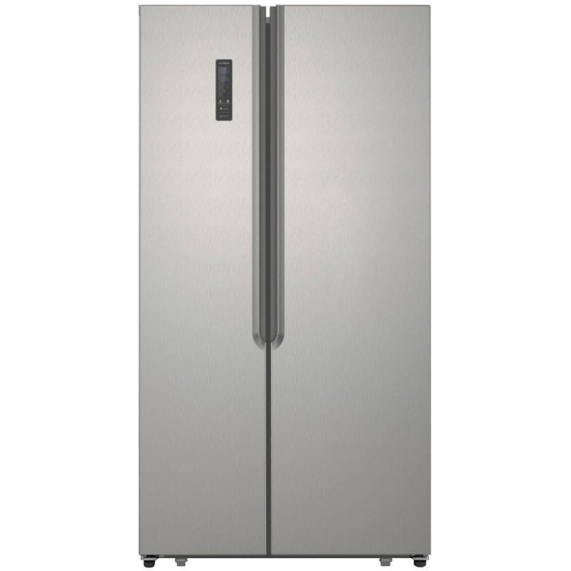 Foto van Exquisit sbs135-040fi - amerikaanse koelkast - no frost - met display - 442 liter - 40 db - inox