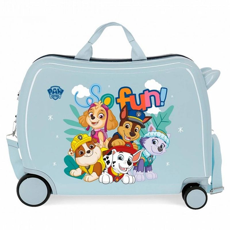 Foto van Paw patrol abs rol zit kinderkoffer licht blauw