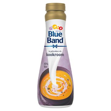 Foto van Blue band kookroom 15% vet voor warme gerechten fles 250ml bij jumbo