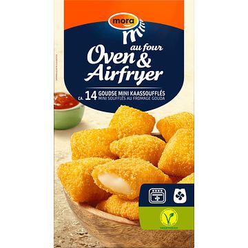 Foto van Mora oven & airfryer goudse mini kaassouffles 252g bij jumbo