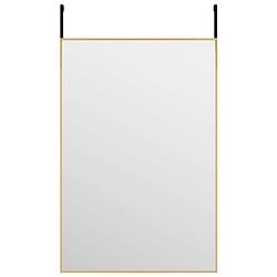 Foto van The living store deurspiegel goud - 40 x 60 cm - stevig aluminium frame