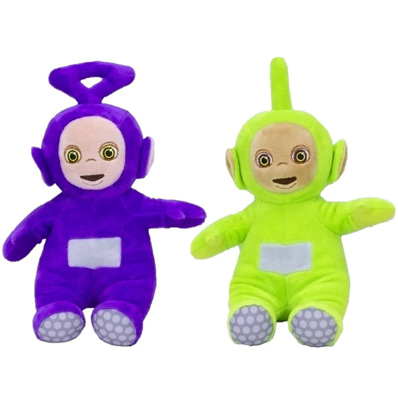 Foto van Pluche teletubbies speelgoed knuffel dipsy en tinky winky 25 cm - knuffelpop