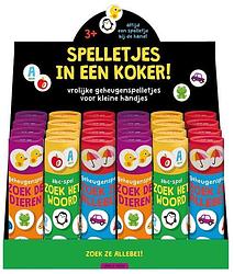 Foto van Display spelletjes in kokers - 3t x 8 ex. - pakket (9789464081657)