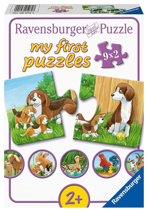 Foto van Ravensburger puzzel boerderij 9x2pcs