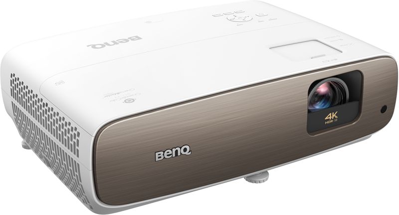 Foto van Benq beamer w2700 dlp helderheid: 2000 lm 3840 x 2160 uhd 30000 : 1 wit, brons