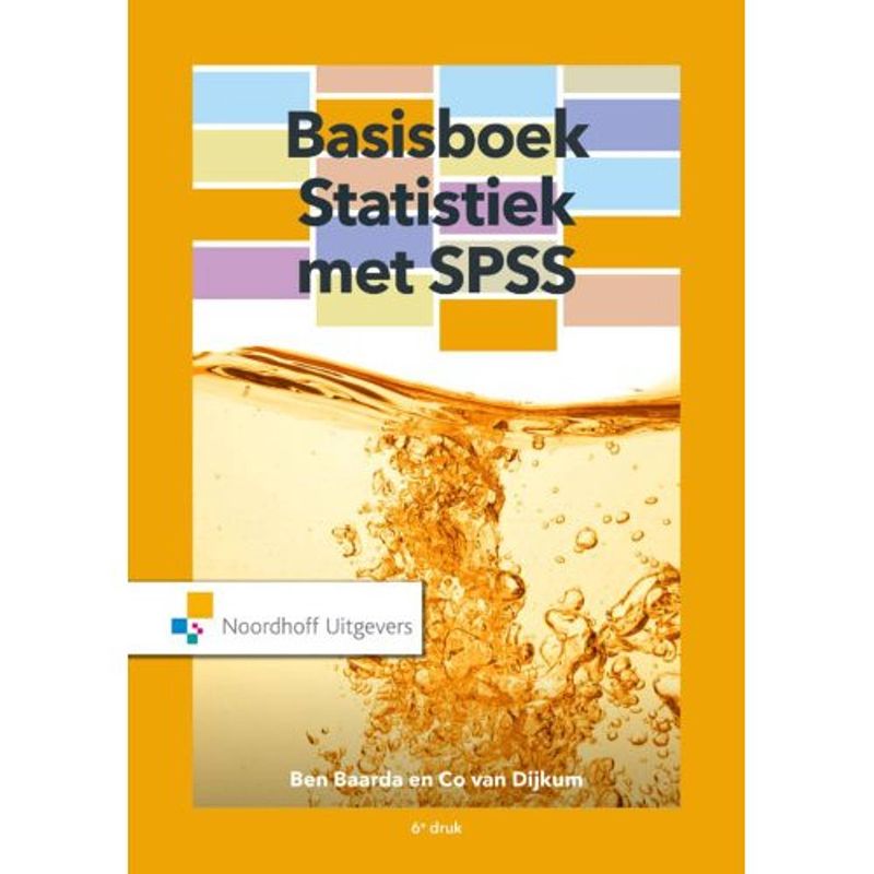 Foto van Basisboek statistiek met spss