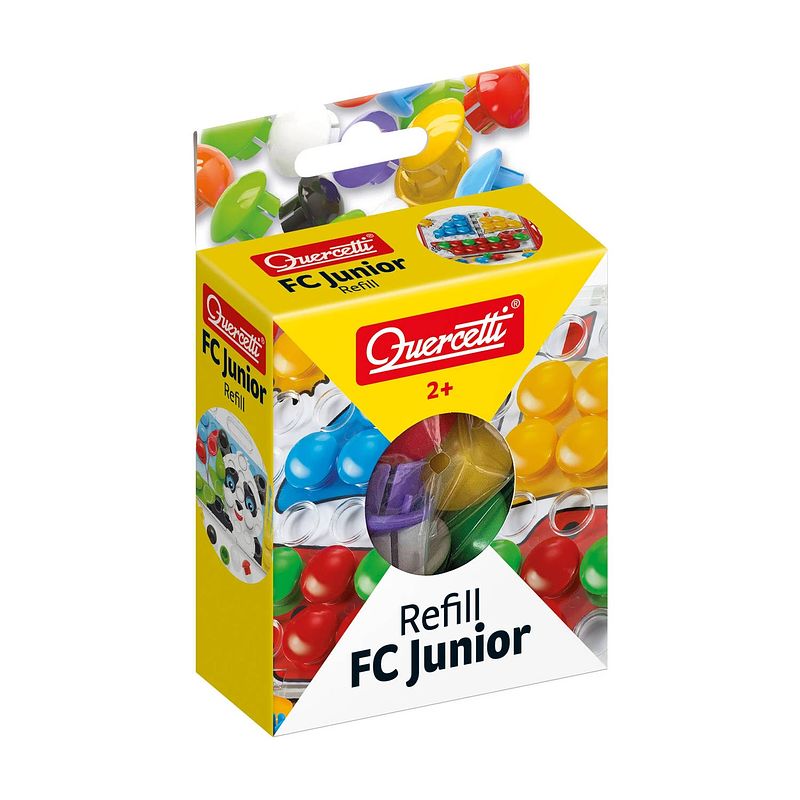 Foto van Quercetti pinnen fantacolor refill junior 33 mm 16 stuks