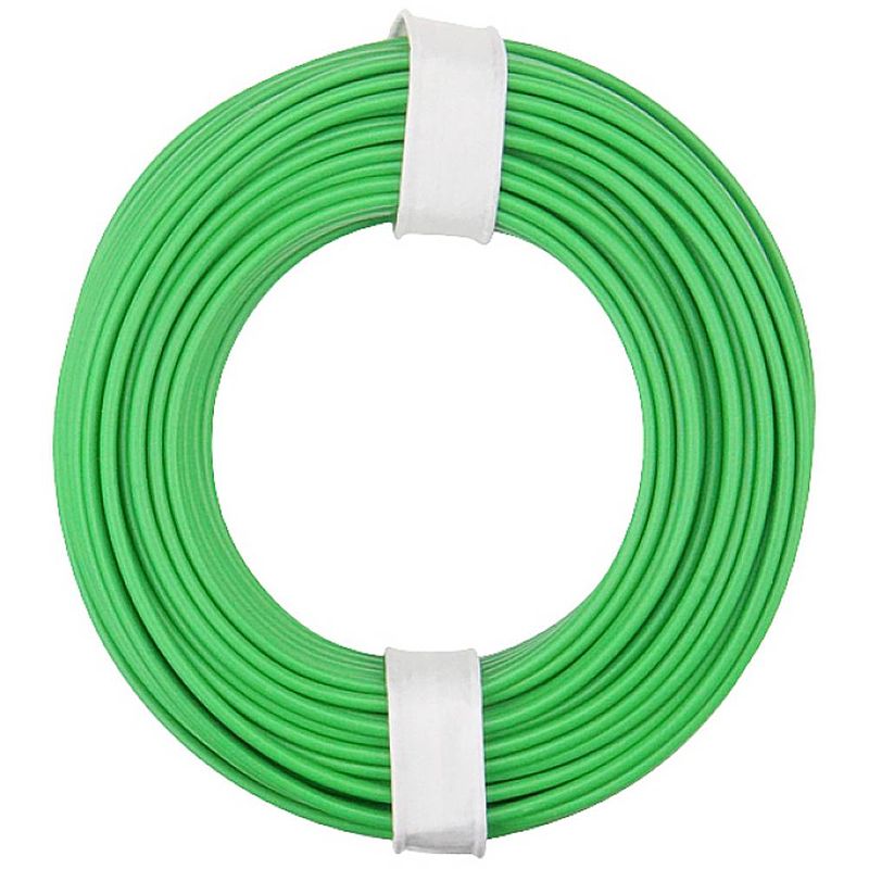 Foto van Donau elektronik 150-014 draad 1 x 0.50 mm² groen 10 m