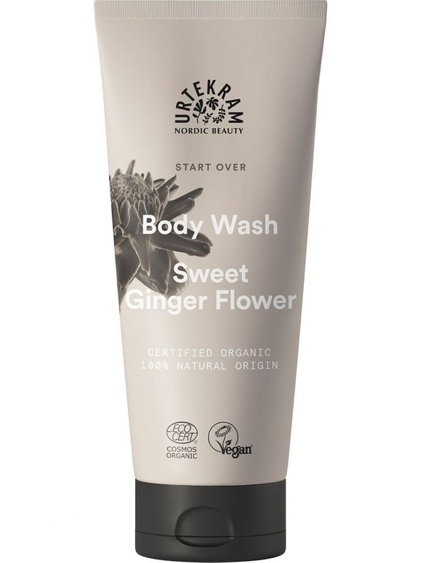 Foto van Urtekram sweet ginger flower body wash