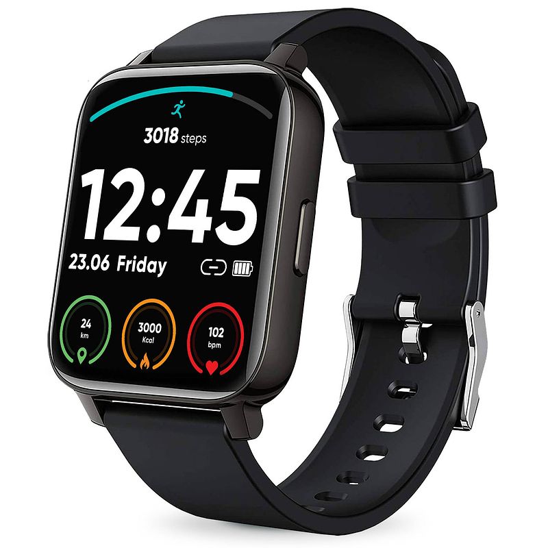 Foto van Smartwatch - stappenteller horloge - activity tracker - smartwatches - smart watch - dames en heren