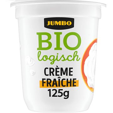 Foto van Jumbo biologisch creme fraiche 125g