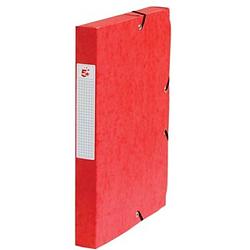 Foto van 5 star elastobox, rug van 4 cm, rood