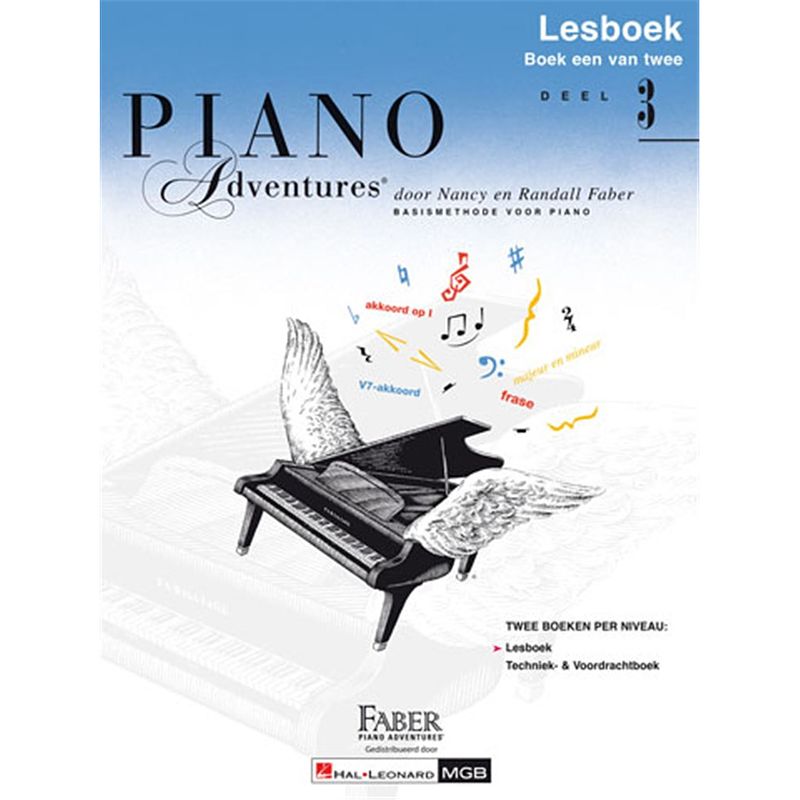 Foto van Hal leonard piano adventures lesboek deel 3 pianoboek