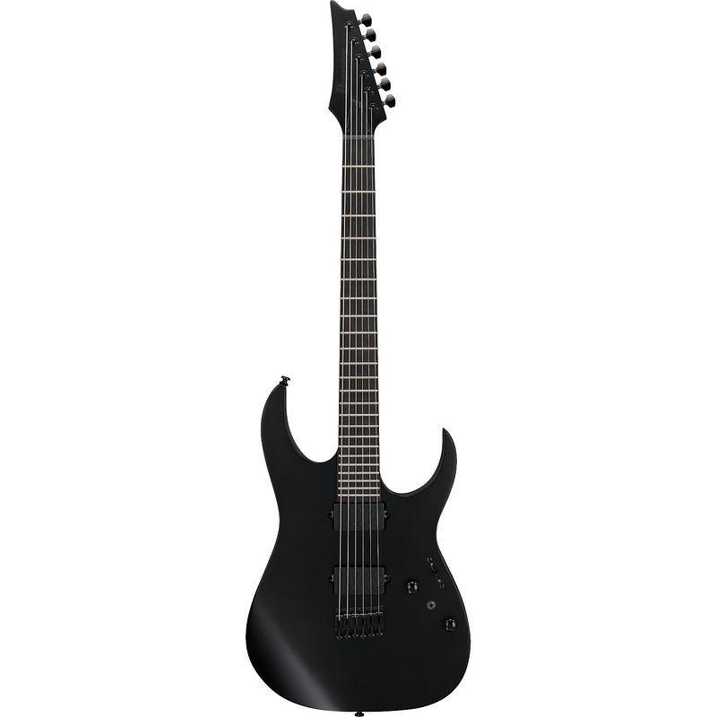 Foto van Ibanez iron label rgrtb621 black flat elektrische gitaar