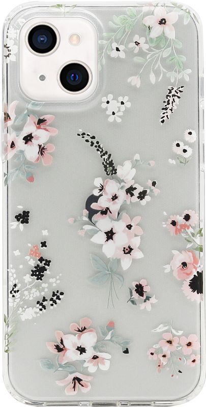 Foto van Bluebuilt sweet blossom soft case apple iphone 13 mini back cover transparant
