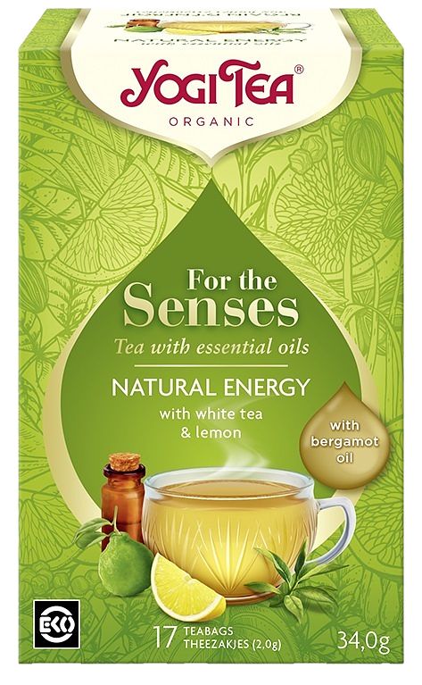 Foto van Yogi tea natural energy citroen & bergamot