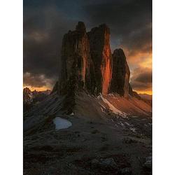 Foto van Wizard+genius dolomites italy vlies fotobehang 192x260cm 4-banen