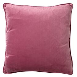 Foto van Dutch decor finn - sierkussen velvet heather rose 45x45 cm - roze - roze