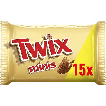 Foto van Twix mini'ss chocolade uitdeelzak 333g bij jumbo