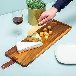 Foto van Cheeseporn houten kaasplank - lang