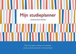 Foto van Mijn studieplanner - balkjes - paperback (9789044764826)