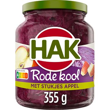 Foto van Hak rode kool met stukjes appel 355g bij jumbo