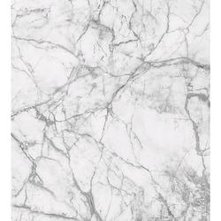 Foto van Dimex white marble vlies fotobehang 225x250cm 3-banen