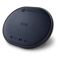 Foto van Motorola sound draadloze 3-in-1 speaker & oplader - rokr 500 - ipx6 waterdicht - zwart - bluetooth