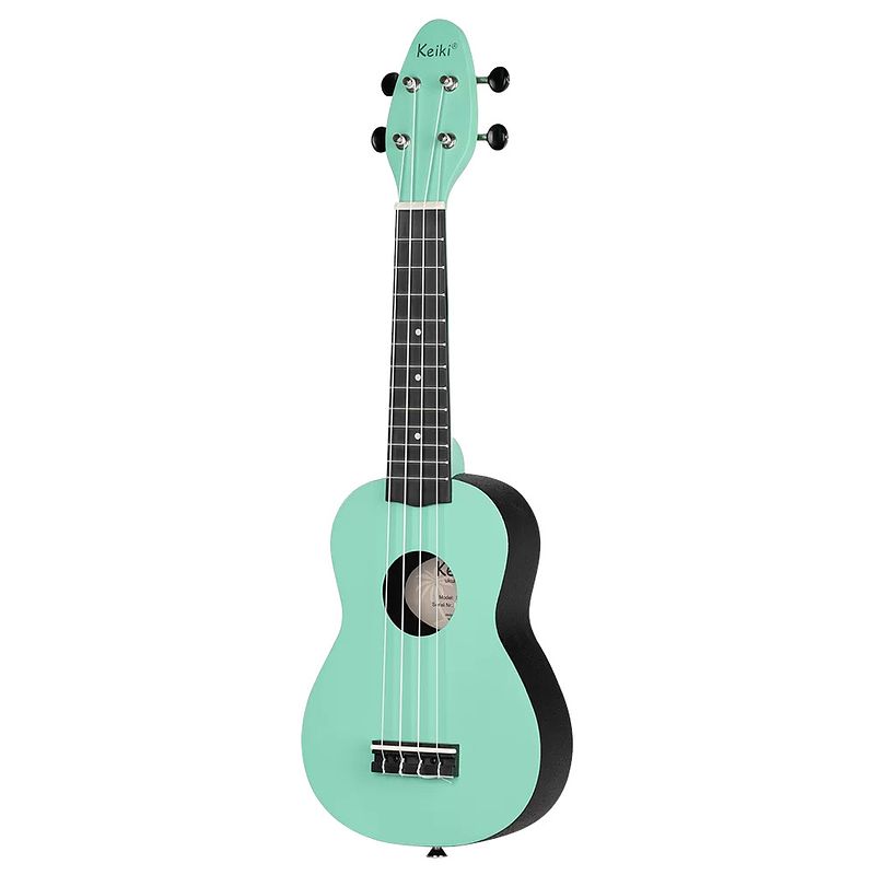 Foto van Ortega keiki k2-cbm soprano size ukulele caribbean mint sopraan ukelele set