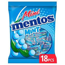 Foto van Mentos mint mini uitdeel snoep zak 18 stuks bij jumbo