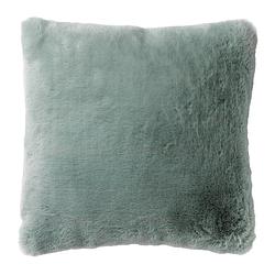 Foto van Dutch decor zaya - sierkussen unikleur jadeite 45x45 cm - groen - groen