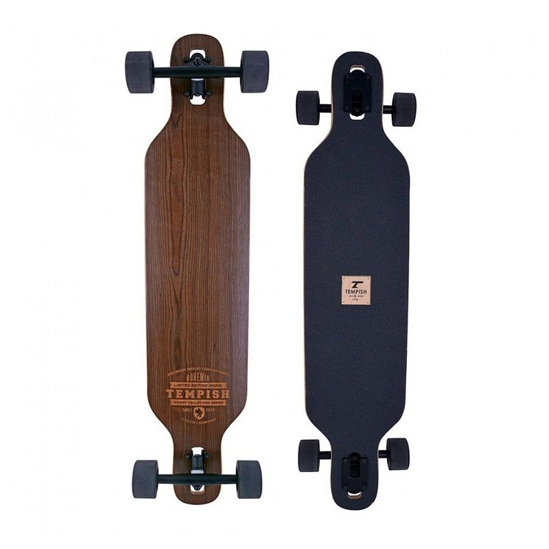 Foto van Tempish longboard bohemia 96 x 21 cm zwart/bruin