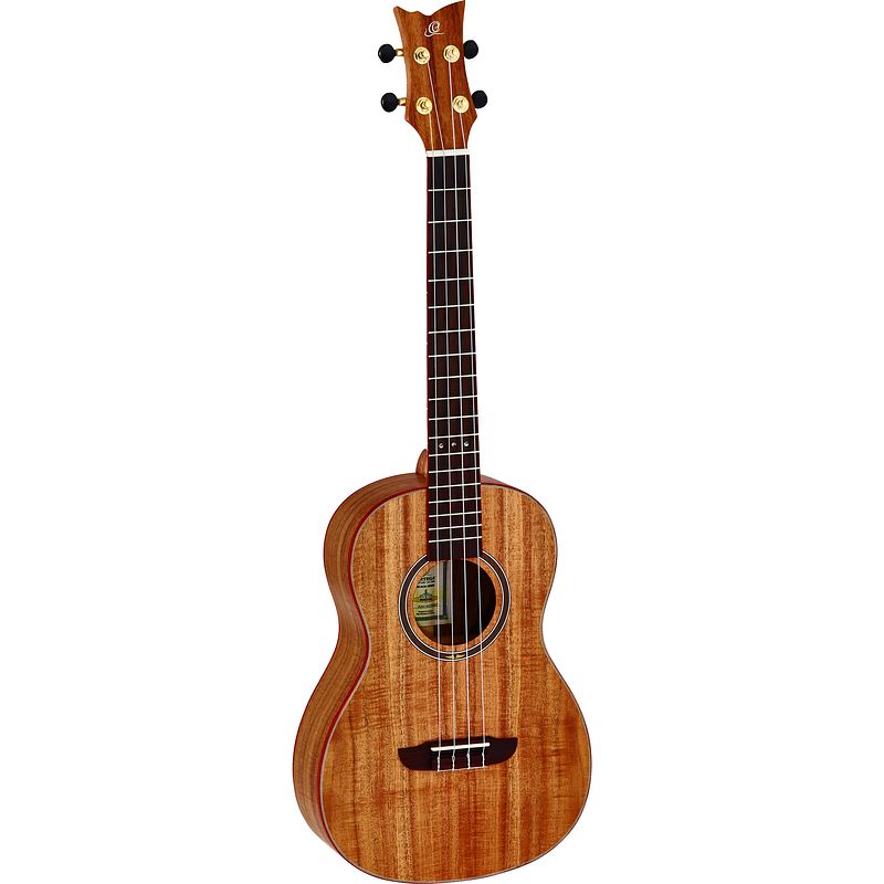 Foto van Ortega acacia series ruaca-ba bariton ukelele met gigbag