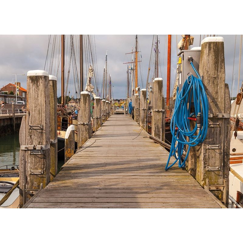 Foto van Tuinschilderij harbour 70x130cm