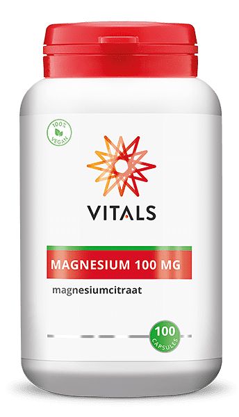 Foto van Vitals magnesium 100mg capsules