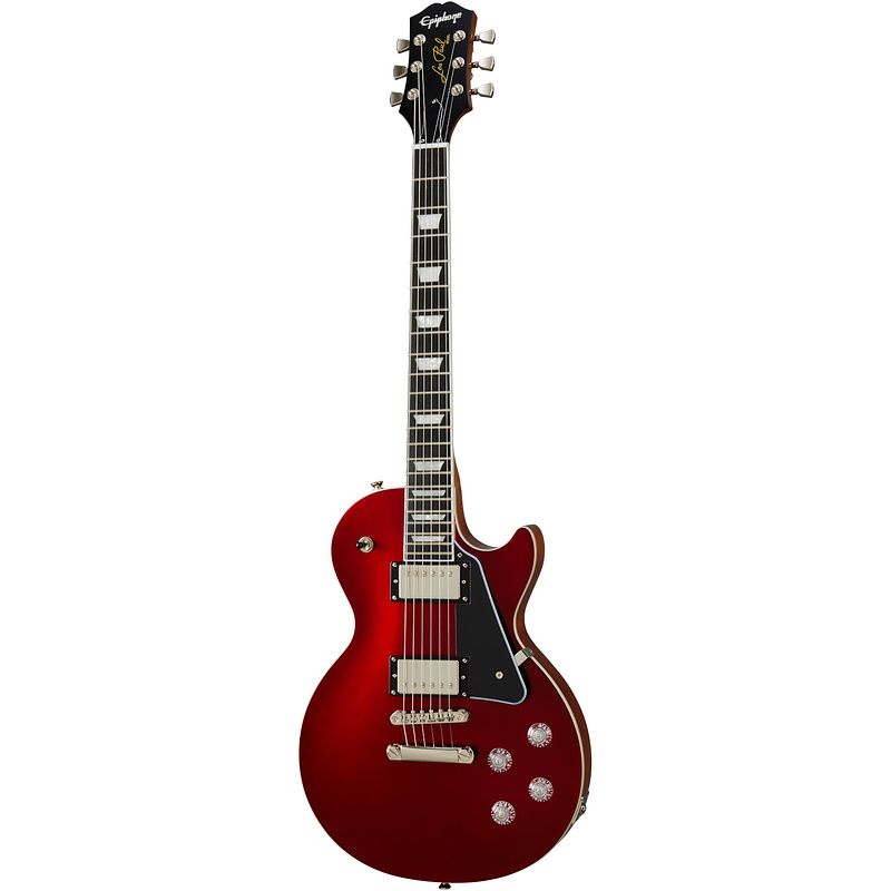 Foto van Epiphone les paul modern sparkling burgundy elektrische gitaar