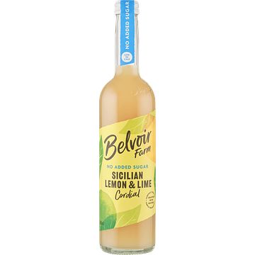 Foto van Belvoir farm sicilian lemon & lime cordial 500ml bij jumbo