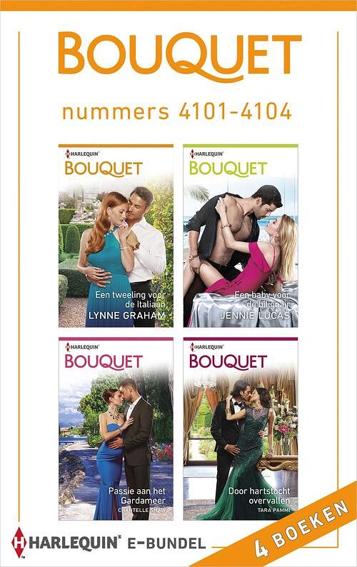 Foto van Bouquet e-bundel nummers 4101 - 4104 - chantelle shaw - ebook (9789402543117)