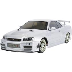 Foto van Tamiya tt-02d nismo r34 gt-r z-tune brushed 1:10 rc auto elektro straatmodel 4wd bouwpakket